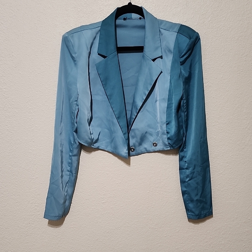 Elegant Blue Pantsuit - Picture 5 of 15